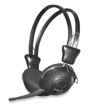 AUDIFONOS HALION T1 NEGRO CON MICROFONO